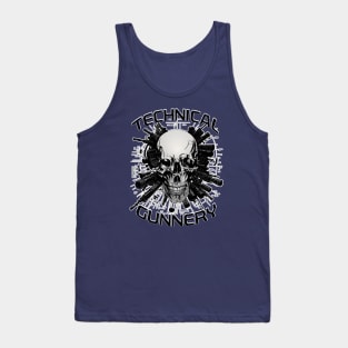 Technical Gunnery Skull Logo Military gift Tank Top